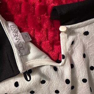 Downeast Black and White Polka Dot Dress